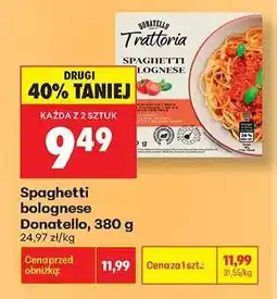 Biedronka Spaghetti bolognese Donatello, 380 g oferta