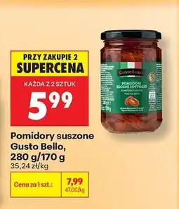 Biedronka Pomidory suszone Gusto Bello 280 g / 170 g oferta