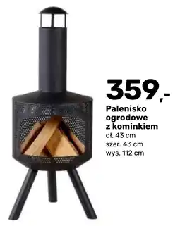 Bricomarche Palenisko ogrodowe z kominkiem oferta