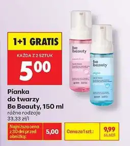 Biedronka Pianka do twarzy Be Beauty, 150 ml oferta