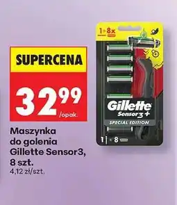 Biedronka Maszynka do golenia Gillette Sensor3, 8 szt oferta