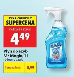 Biedronka Płyn do szyb Mr Magic, 1l oferta