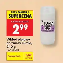 Biedronka Wkład olejowy do zniczy Lumia 240 g oferta