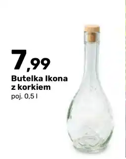 Bricomarche Butelka Ikona z korkiem oferta