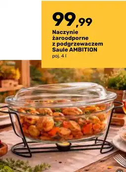 Bricomarche Naczynie żaroodporne z podgrzewaczem saule ambition oferta