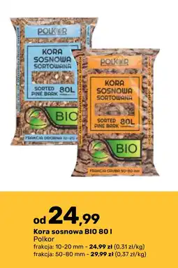 Bricomarche Kora sosnowa BIO 80 l Polkor oferta