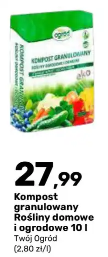 Bricomarche Kompost granulowany Rośliny domowe i ogrodowe oferta