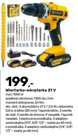 Bricomarche Wiertarko-wkrętarka 21 V oferta