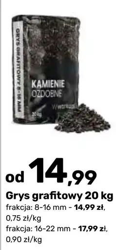 Bricomarche Kamienie Ozdobne Gryś Grafitowy oferta
