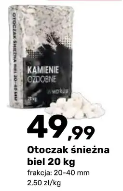 Bricomarche Kamienie Ozdobne Otoczak Śnieżna oferta