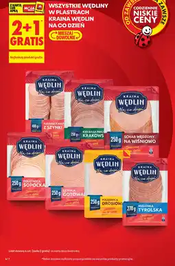 Biedronka Kraina Wędlin na co dzien oferta