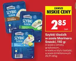 Biedronka Szybki śledzik w sosie Marinero Snack! oferta