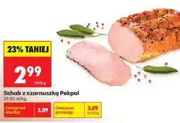 Biedronka Schab z czarnuszka Pekpol oferta