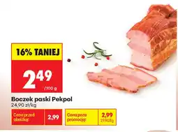 Biedronka Boczek paski Pekpol oferta