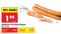 Biedronka Kiełbasa Toruńska Pekpol oferta