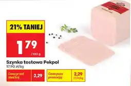 Biedronka Szynka tostowa Pekpol oferta