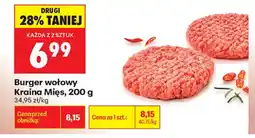 Biedronka Burger wołowy Kraina Mięs oferta