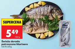 Biedronka Świeża dorada patroszona Marinero oferta
