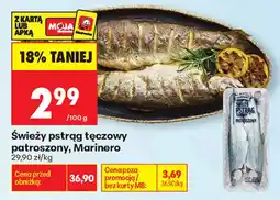 Biedronka Świeży pstrąg tęczowy patroszony, Marinero oferta
