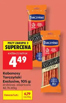 Biedronka Kabanosy Tarczyński Exclusive oferta