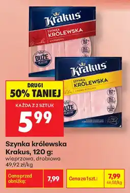Biedronka Szynka królewska Krakus oferta
