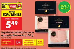 Biedronka Szynka lub schab pieczone na maśle Biedronka oferta