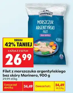 Biedronka Filet z morszczuka argentyńskiego bez skóry Marinero oferta
