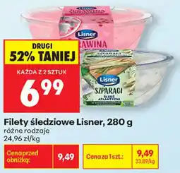 Biedronka Filety śledziowe Lisner oferta