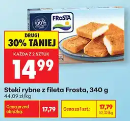 Biedronka Steki rybne z fileta Frosta oferta