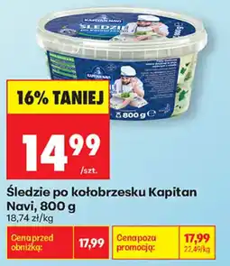 Biedronka Śledzie po kołobrzesku Kapitan Navi oferta