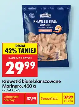 Biedronka Krewetki białe blanszowane Marinero oferta