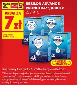 Biedronka Bebilon Advance Pronutra oferta