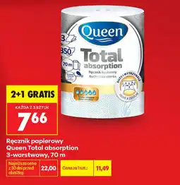 Biedronka Ręcznik papierowy Queen Total absorption oferta