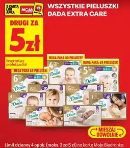 Biedronka WSZYSTKIE PIELUSZKI DADA EXTRA CARE oferta