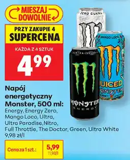 Biedronka Napój energetyczny Monster oferta