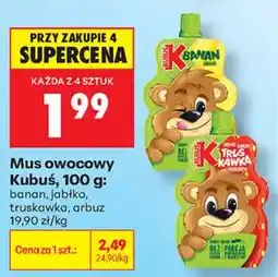 Biedronka Mus owocowy Kubuś oferta