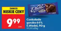Biedronka Czekolada gorzka 64% E.Wedel oferta