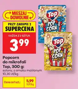 Biedronka Popcorn do mikrofali Top oferta