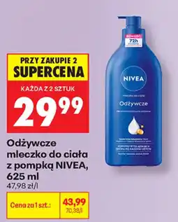 Biedronka Odżywcze mleczko do ciała NIVEA oferta