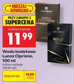 Biedronka Woda toaletowa Lucca Cipriano oferta