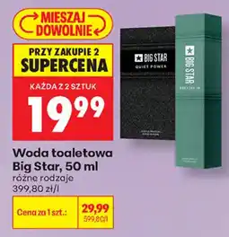 Biedronka Woda toaletowa Big Star oferta