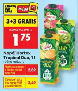 Biedronka Napój Hortex Tropical Duo oferta