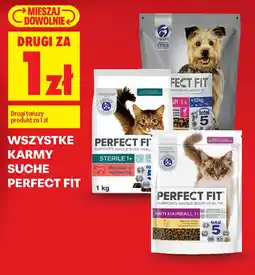 Biedronka Karmy suche Perfect Fit oferta