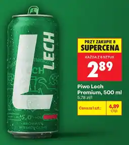 Biedronka Piwo Lech Premium oferta