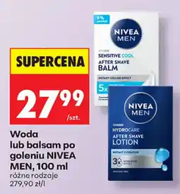 Biedronka Woda lub balsam po goleniu nivea men oferta