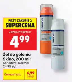Biedronka Żel do golenia Skino oferta
