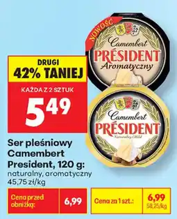 Biedronka Ser pleśniowy Camembert President oferta