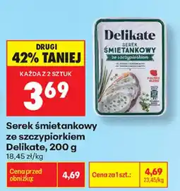 Biedronka Serek śmietankowy ze szczypiorkiem Delikate oferta