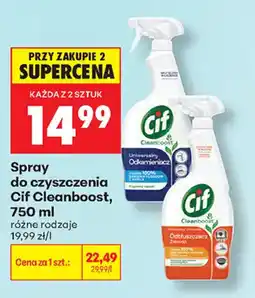 Biedronka Spray do czyszczenia Cif Cleanboost oferta