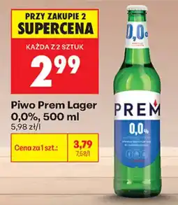 Biedronka Piwo Prem Lager oferta
